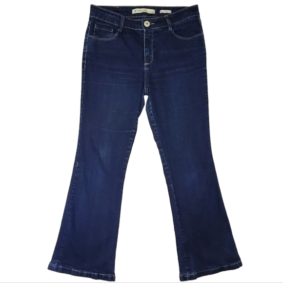 Hering Est 1880 Womens Vintage Dark Wash Boot Cut Jeans Size 32 🖤 - Picture 1 of 13